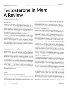Testosterone Men