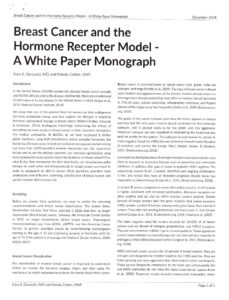 Breast cancer and hormone Recepter